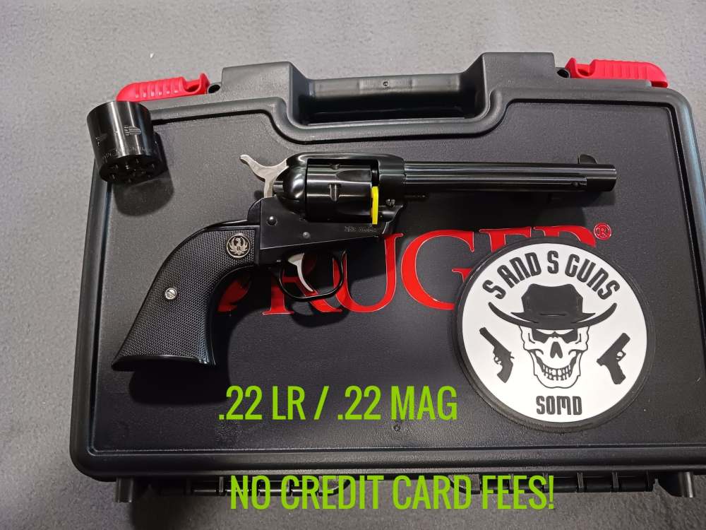 RUGER SINGLE SIX 22 LR 22 MAGNUM 5.5" SINGLE ACTION REVOLVER 0629 NEW-img-0