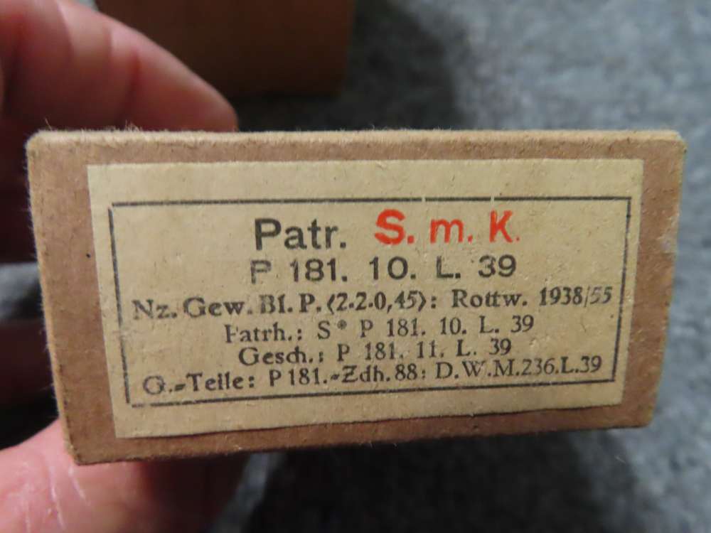 6 FULL BOXES, 90 ROUNDS ORIGINAL WWII GERMAN 8mm MAUSER CALIBER AMMO-img-6