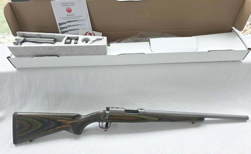 Ruger 77/17 Bolt Action Rifle .17 Hornet SST/Laminated #7220 New-img-0
