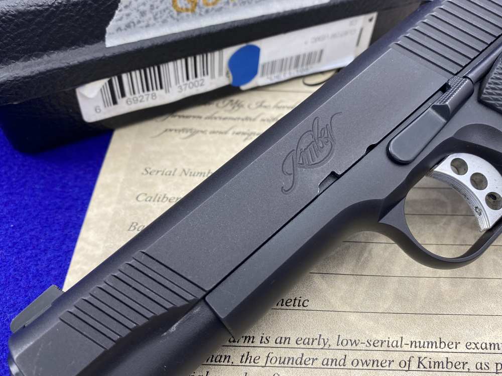Kimber Custom USMC .45NDT *RETAINED LOW SERIAL #DET1-105* USMC Stamped-img-8