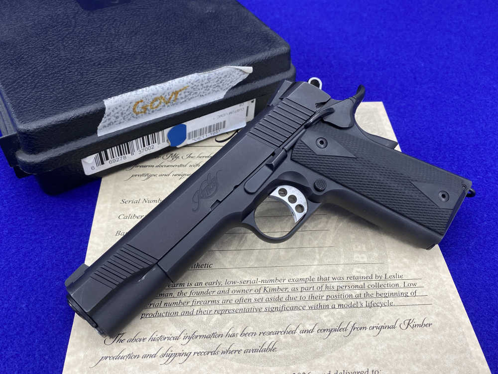 Kimber Custom USMC .45NDT *RETAINED LOW SERIAL #DET1-105* USMC Stamped-img-45