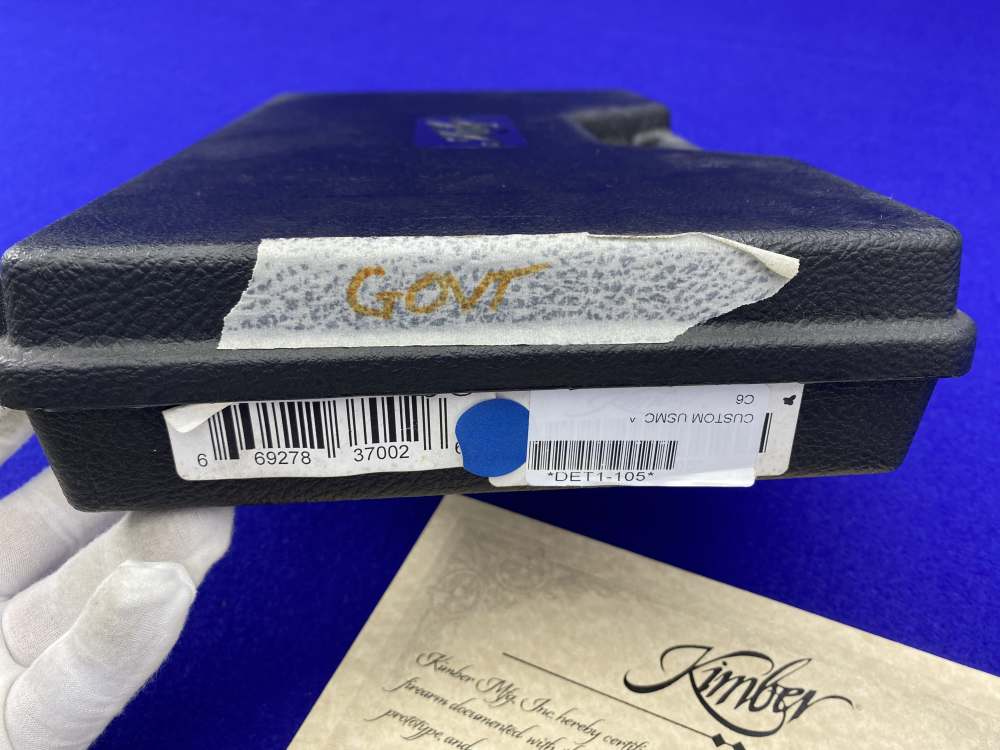 Kimber Custom USMC .45NDT *RETAINED LOW SERIAL #DET1-105* USMC Stamped-img-43