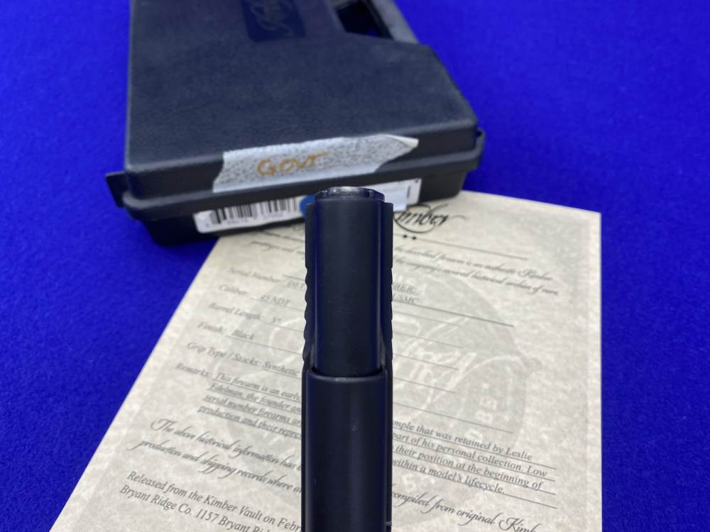 Kimber Custom USMC .45NDT *RETAINED LOW SERIAL #DET1-105* USMC Stamped-img-34