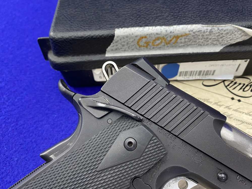 Kimber Custom USMC .45NDT *RETAINED LOW SERIAL #DET1-105* USMC Stamped-img-14