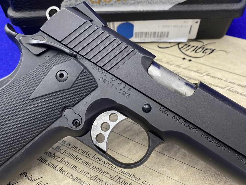 Kimber Custom USMC .45NDT *RETAINED LOW SERIAL #DET1-105* USMC Stamped-img-15