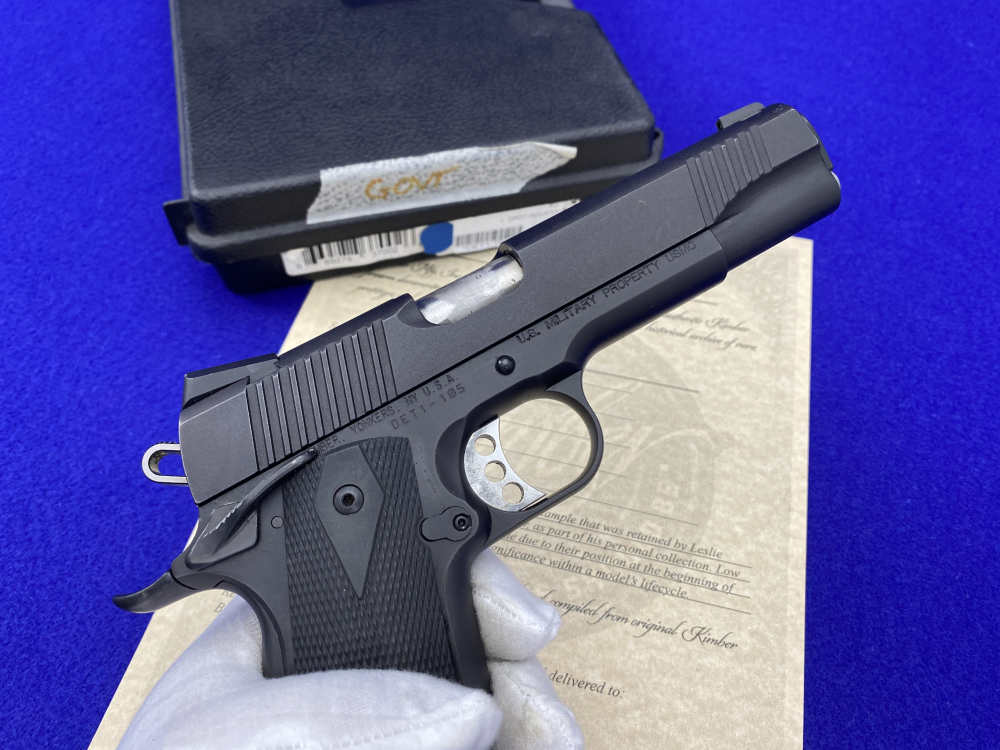 Kimber Custom USMC .45NDT *RETAINED LOW SERIAL #DET1-105* USMC Stamped-img-36