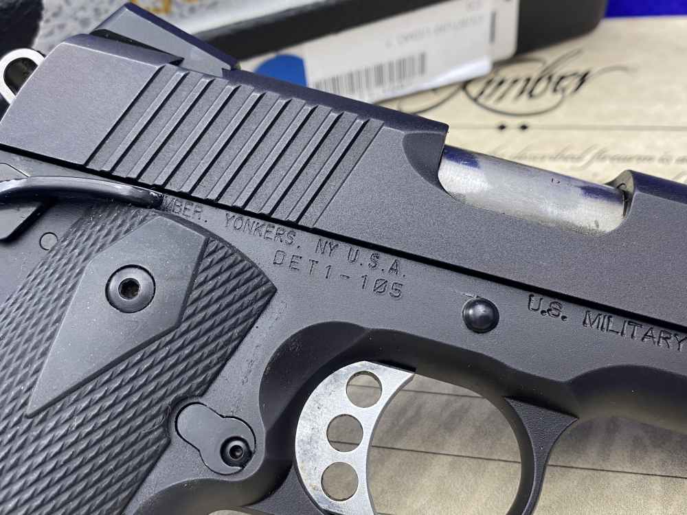 Kimber Custom USMC .45NDT *RETAINED LOW SERIAL #DET1-105* USMC Stamped-img-19