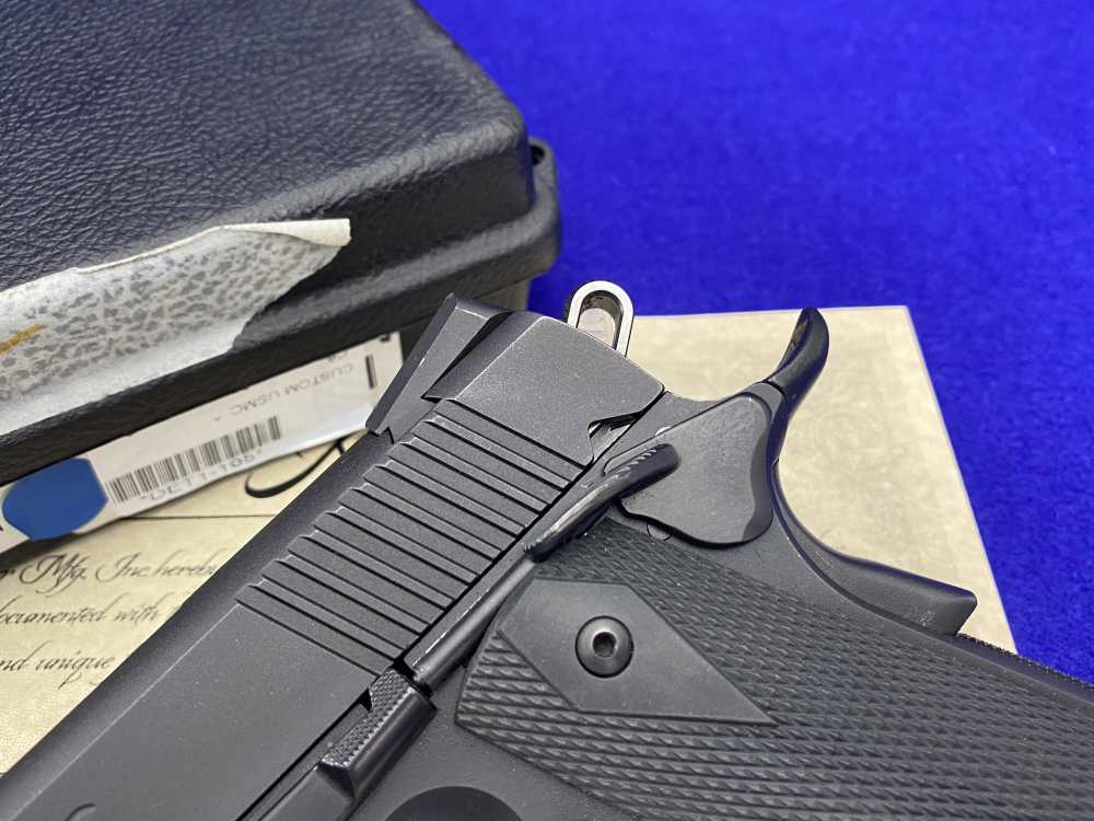 Kimber Custom USMC .45NDT *RETAINED LOW SERIAL #DET1-105* USMC Stamped-img-6