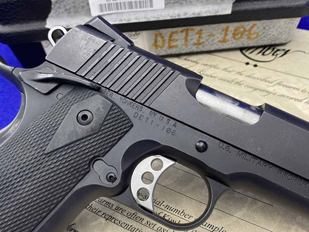 Kimber Custom USMC .45NDT *RETAINED LOW SERIAL #DET1-106* USMC Stamped-img-15