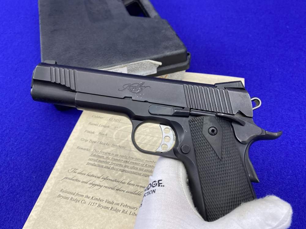 Kimber Custom USMC .45NDT *RETAINED LOW SERIAL #DET1-106* USMC Stamped-img-35