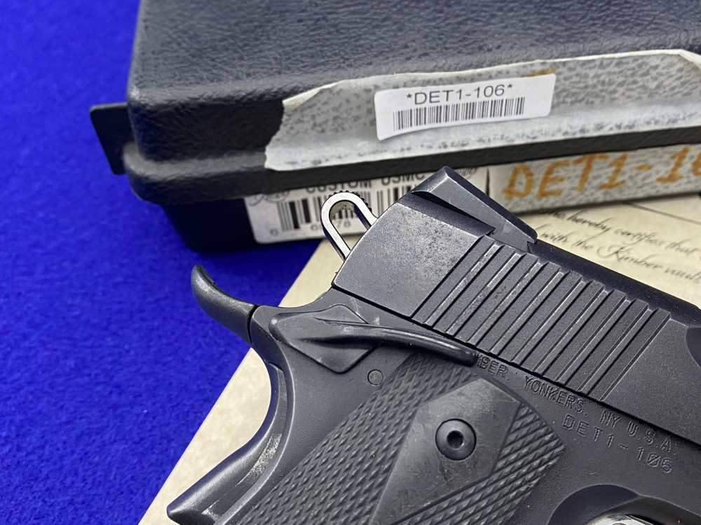 Kimber Custom USMC .45NDT *RETAINED LOW SERIAL #DET1-106* USMC Stamped-img-14