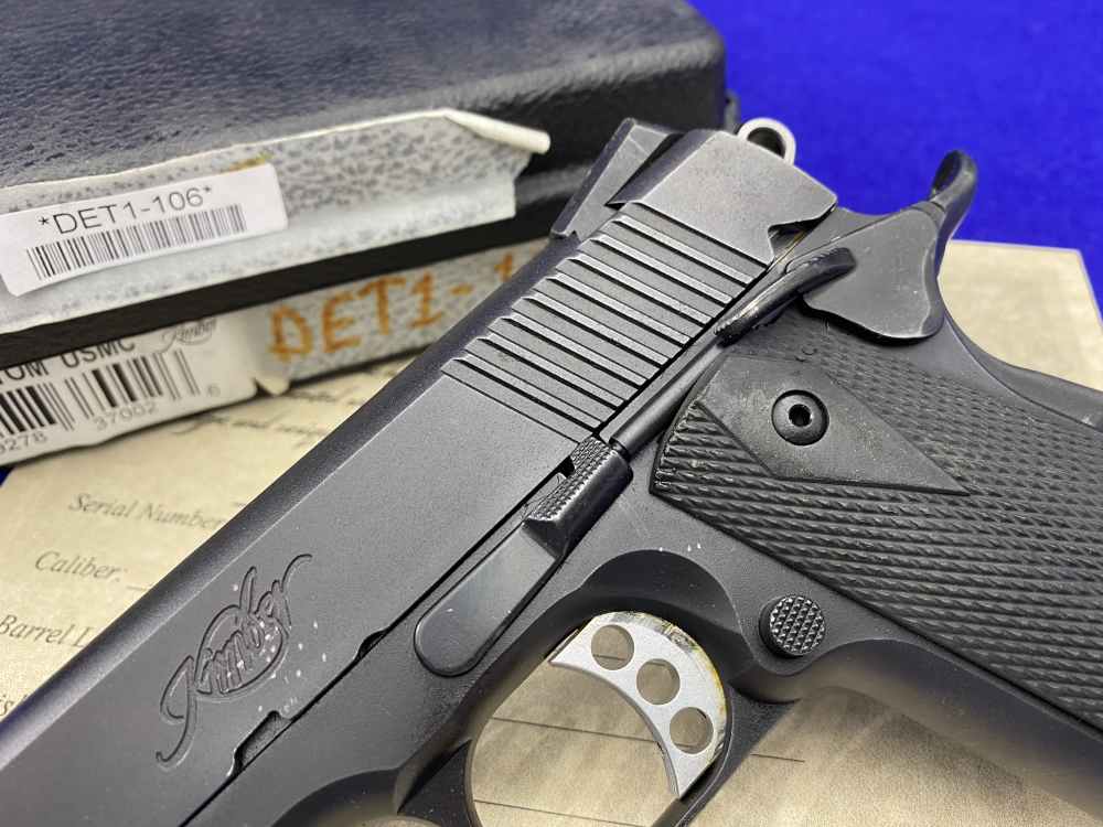 Kimber Custom USMC .45NDT *RETAINED LOW SERIAL #DET1-106* USMC Stamped-img-7