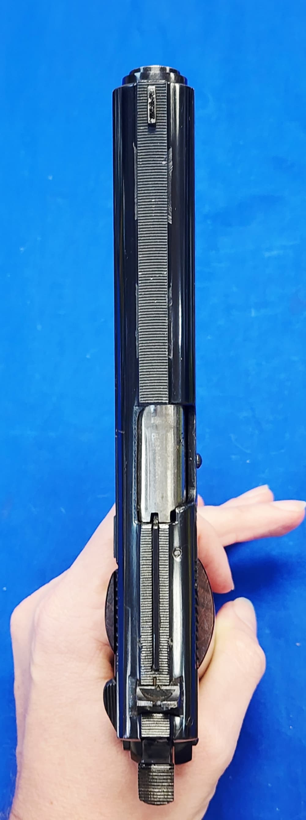 1978 VINTAGE LLAMA 1911 .45 ACP 5" BLUED, 3 MAGS, GOOD COND-img-3