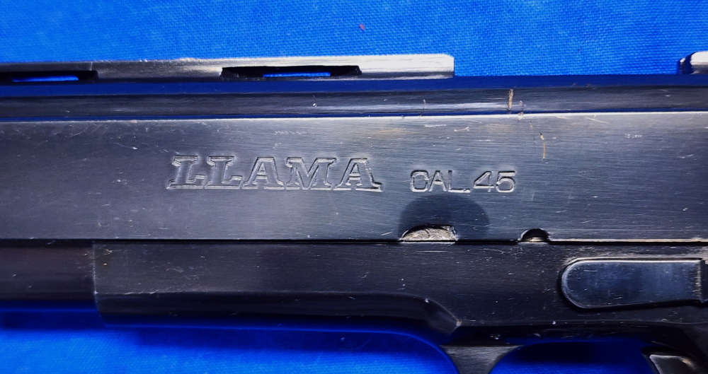 1978 VINTAGE LLAMA 1911 .45 ACP 5" BLUED, 3 MAGS, GOOD COND-img-10