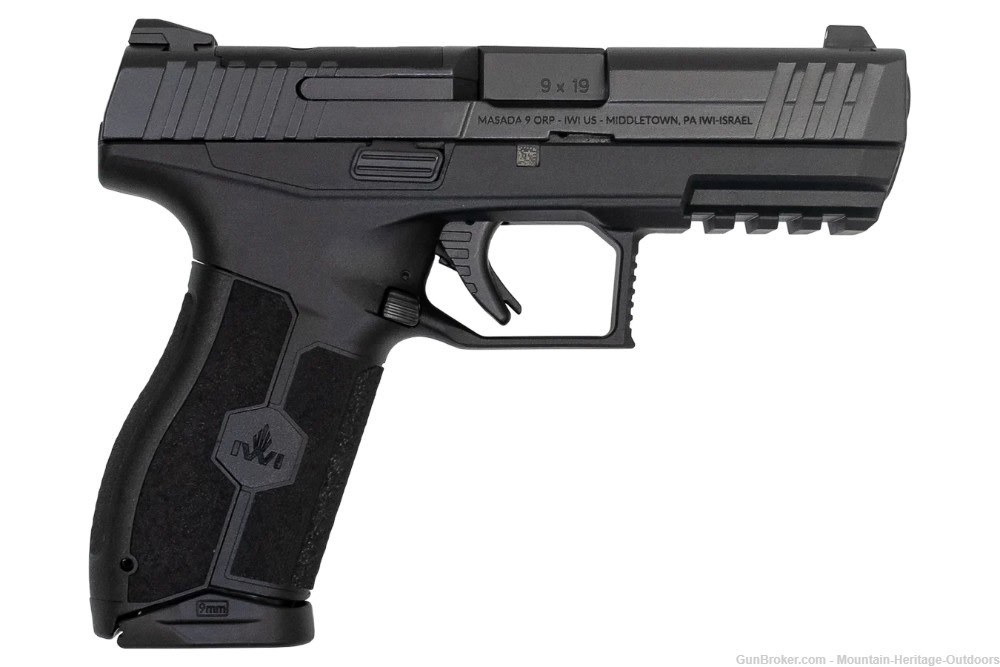 IWI Masada M9ORP17 9mm Optics Ready Striker-Fired Pistol  Free Shipping! -img-0
