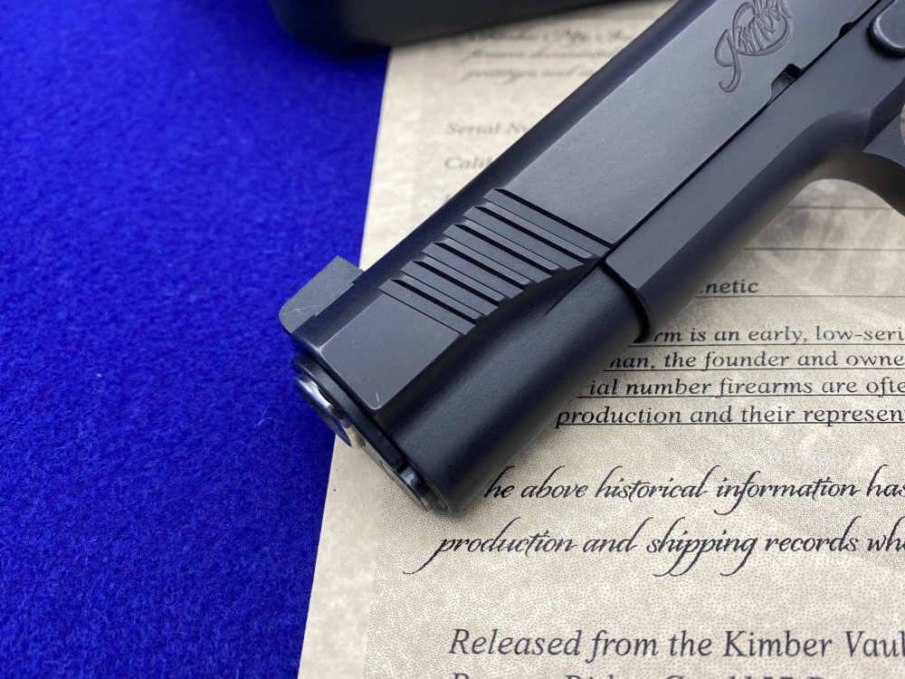 Kimber Custom USMC .45ACP *RETAINED LOW SERIAL #DET1-122* USMC Stamped-img-9