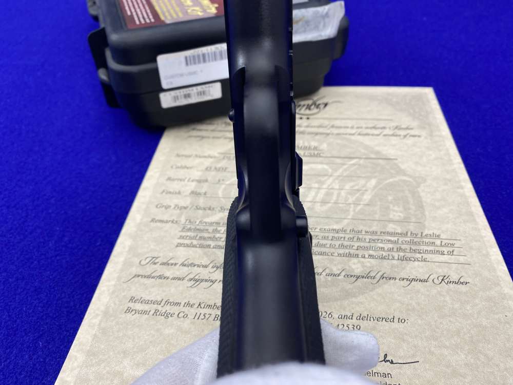 Kimber Custom USMC .45ACP *RETAINED LOW SERIAL #DET1-122* USMC Stamped-img-31