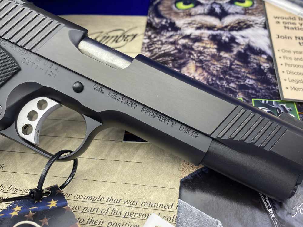 Kimber Custom USMC .45NDT *RETAINED LOW SERIAL #DET1-121* USMC Stamped-img-16