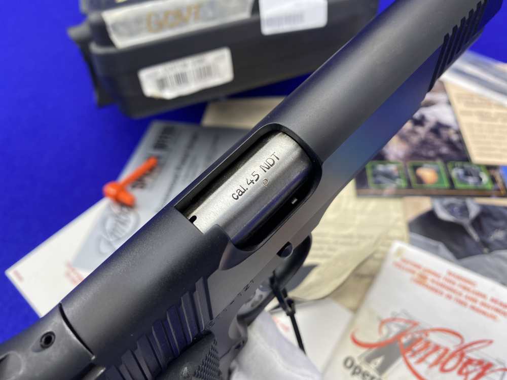 Kimber Custom USMC .45NDT *RETAINED LOW SERIAL #DET1-121* USMC Stamped-img-28