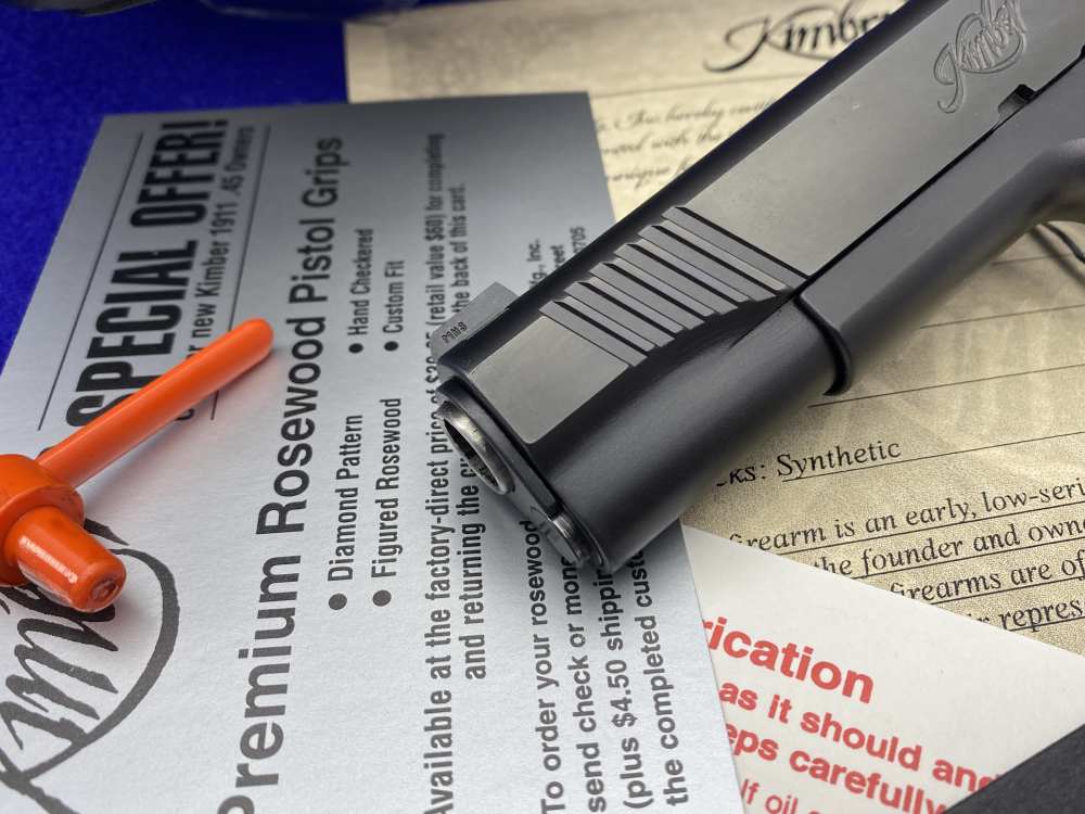 Kimber Custom USMC .45NDT *RETAINED LOW SERIAL #DET1-121* USMC Stamped-img-9