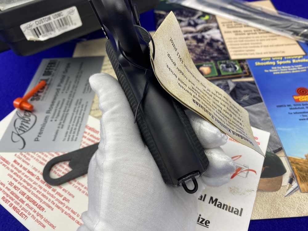 Kimber Custom USMC .45NDT *RETAINED LOW SERIAL #DET1-121* USMC Stamped-img-30