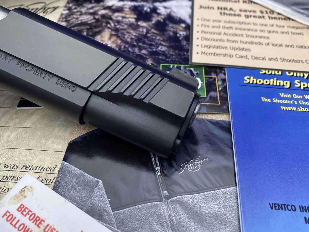 Kimber Custom USMC .45NDT *RETAINED LOW SERIAL #DET1-121* USMC Stamped-img-17