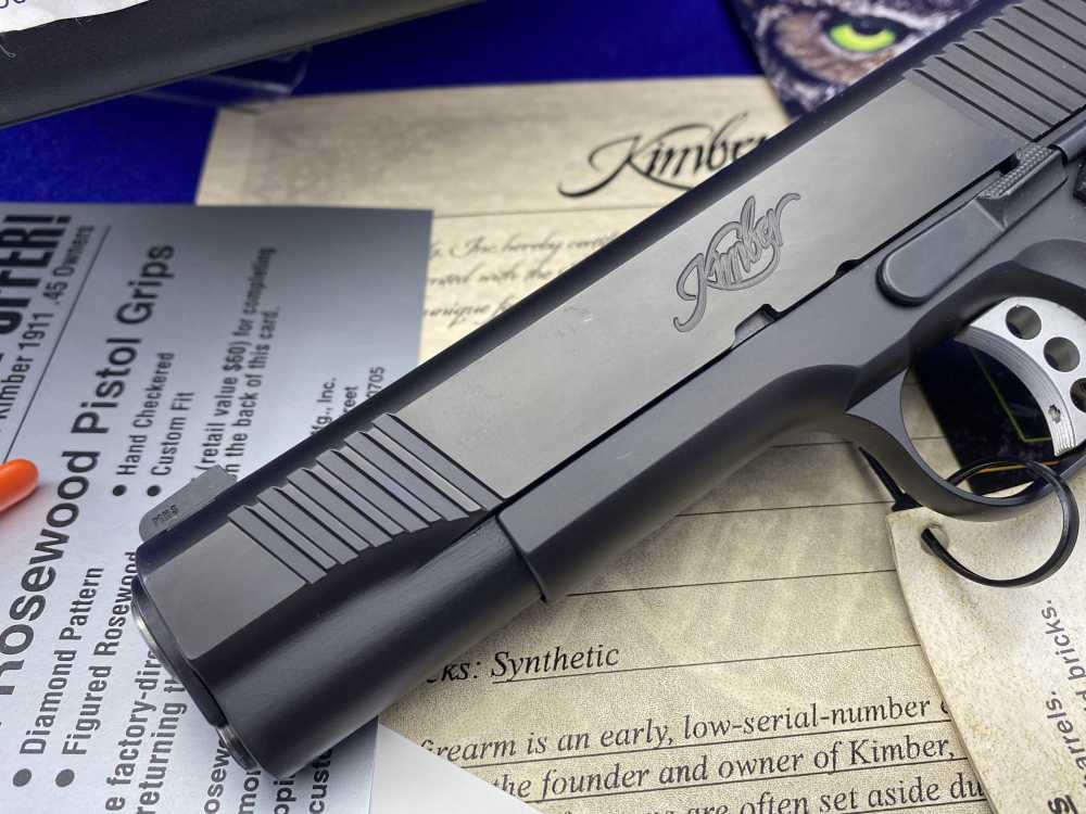 Kimber Custom USMC .45NDT *RETAINED LOW SERIAL #DET1-121* USMC Stamped-img-8