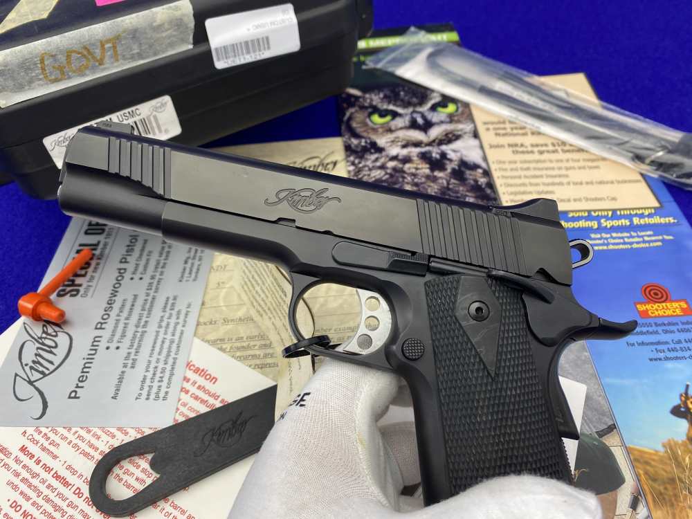 Kimber Custom USMC .45NDT *RETAINED LOW SERIAL #DET1-121* USMC Stamped-img-37
