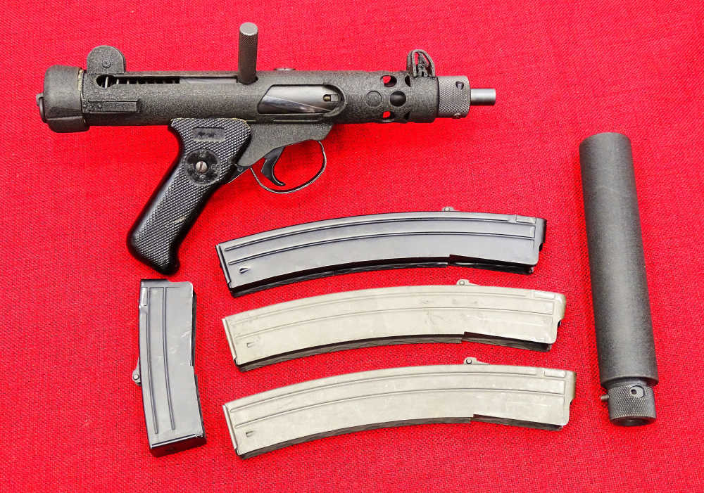 Wise Lite British MK4 MK6 L2A3 Sterling ColeFire 9mm Pistol & 4 Mags-img-0