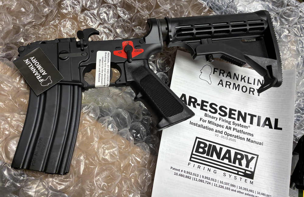 Binary BFSIII Franklin Armory Built AR15 lower New(no card fees)-img-0
