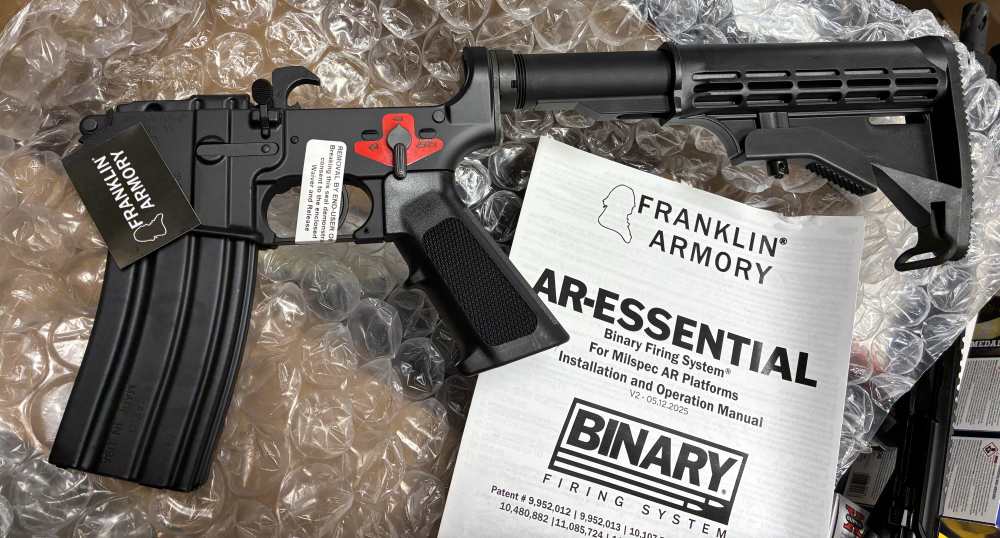 Binary BFSIII Franklin Armory Built AR15 lower New(no card fees)-img-1