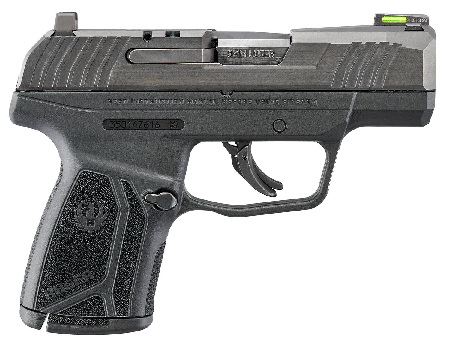 Ruger Max-9 CA Compliant Compact 9mm Pistol 3.20 10+1 Nylon Frame Optic Rea-img-1