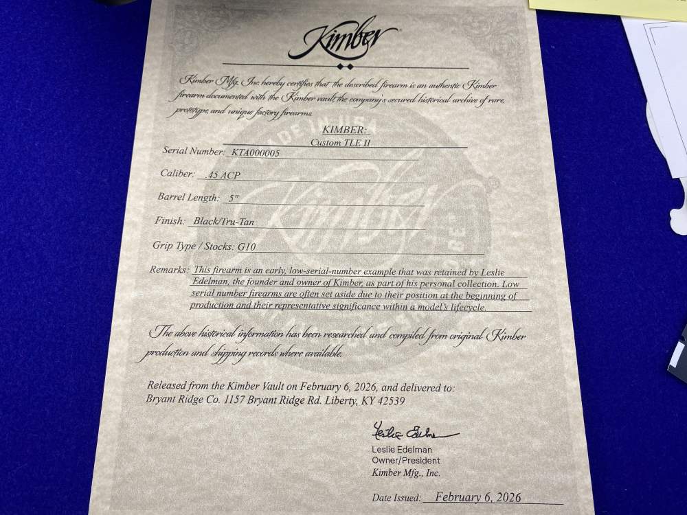Kimber Custom TLE II (Troy) *FACTORY RETAINED LOW SERIAL NUMBER* #KTA000005-img-47