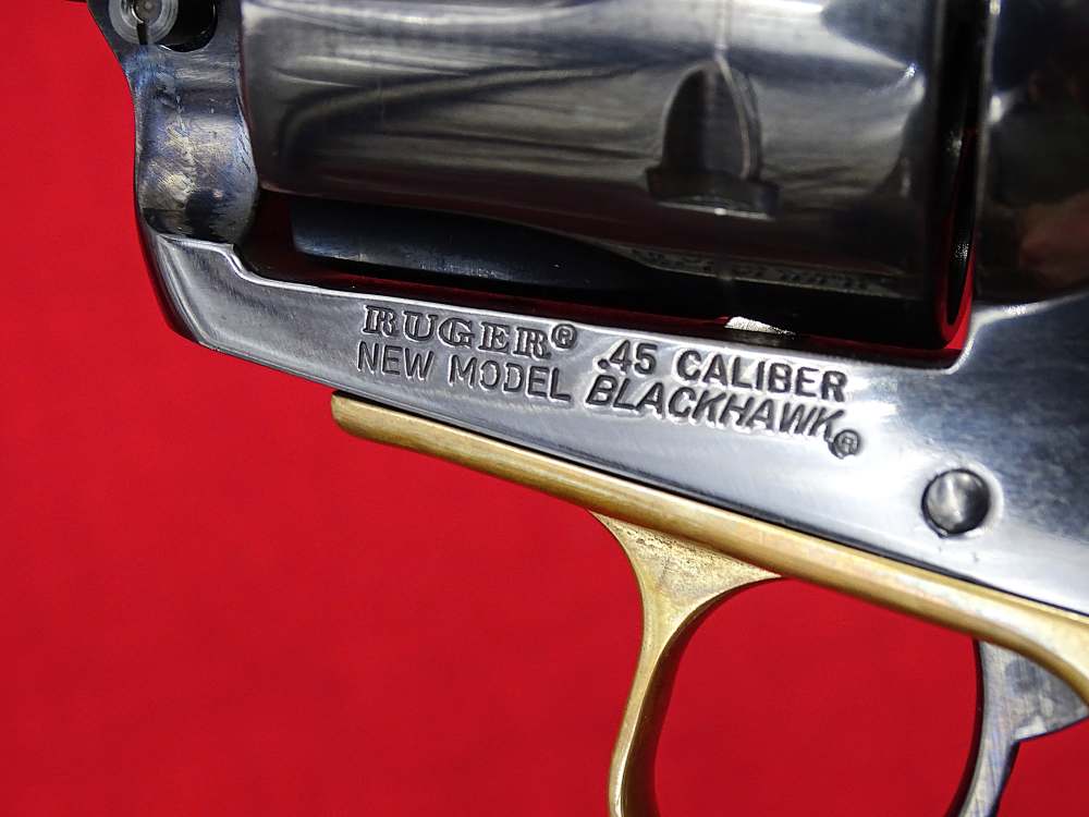 Ruger New Model BlackHawk 45LC w/ Brass Grip Frame 1976 Excellent-img-8