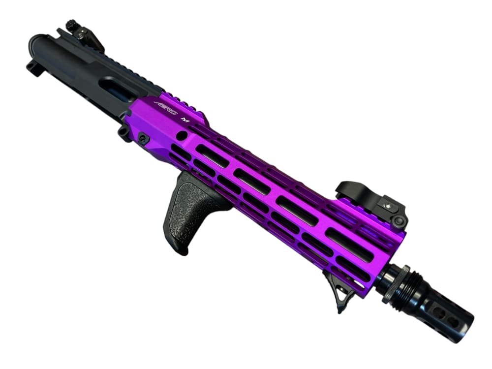 10in (9mm) AR9 PCC Builders Kit Faxon, Aero Ano Purple ASR -CWRAY-img-0