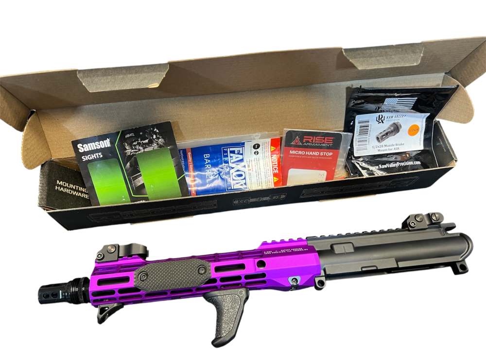10in (9mm) AR9 PCC Builders Kit Faxon, Aero Ano Purple ASR -CWRAY-img-7