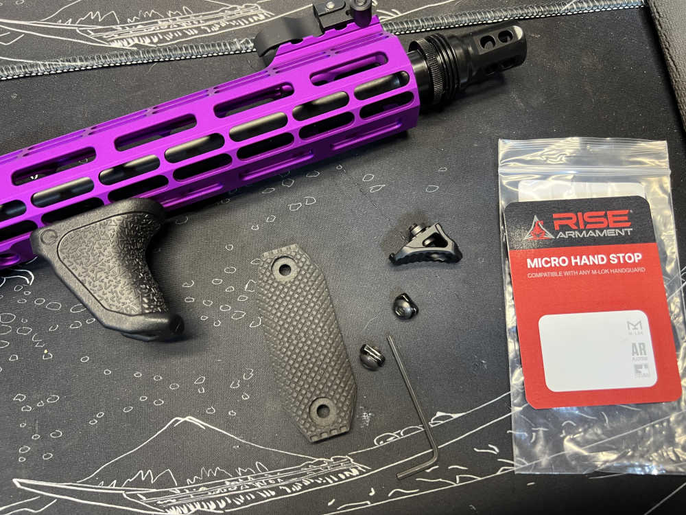 10in (9mm) AR9 PCC Builders Kit Faxon, Aero Ano Purple ASR -CWRAY-img-17