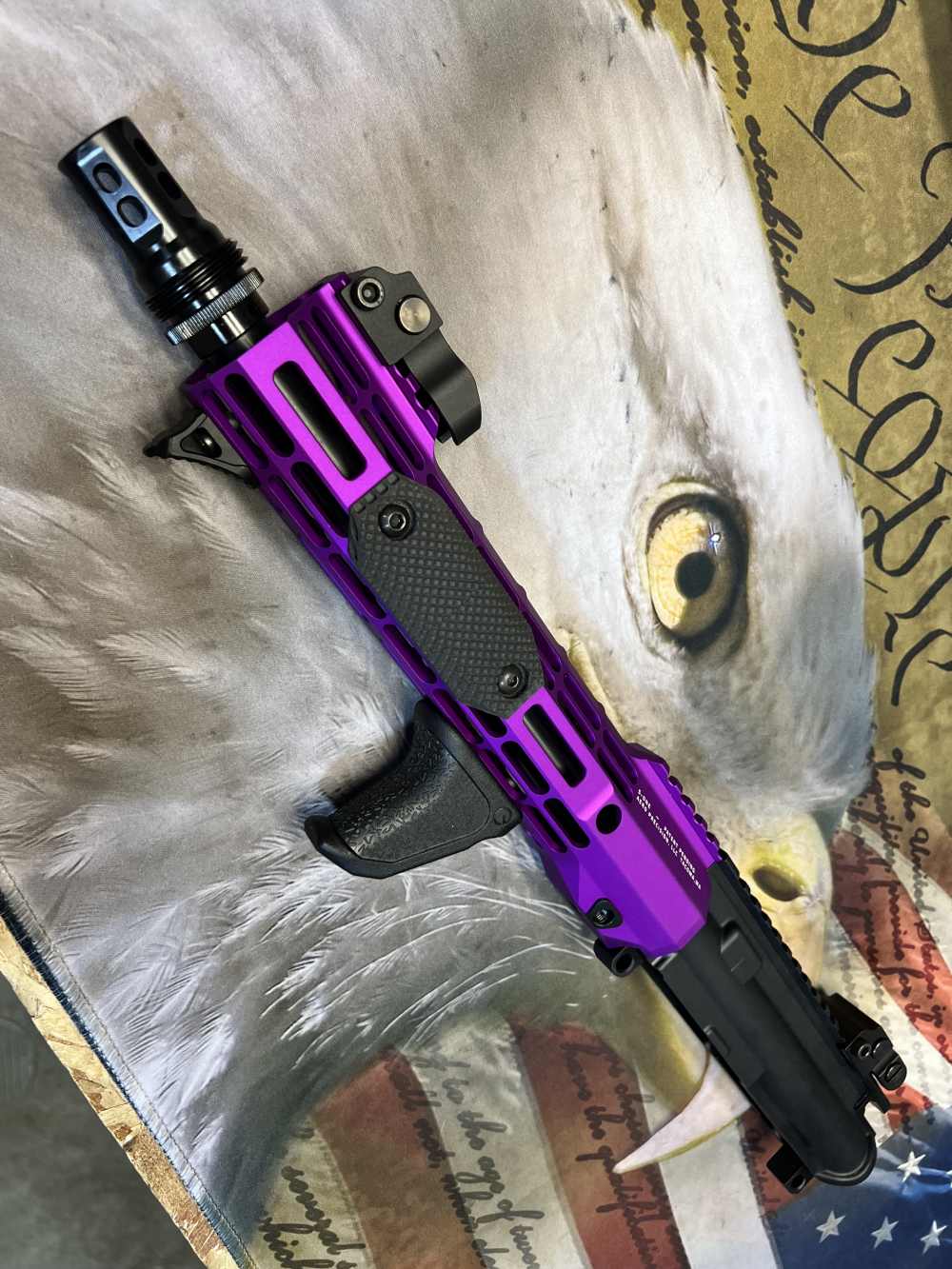 10in (9mm) AR9 PCC Builders Kit Faxon, Aero Ano Purple ASR -CWRAY-img-45