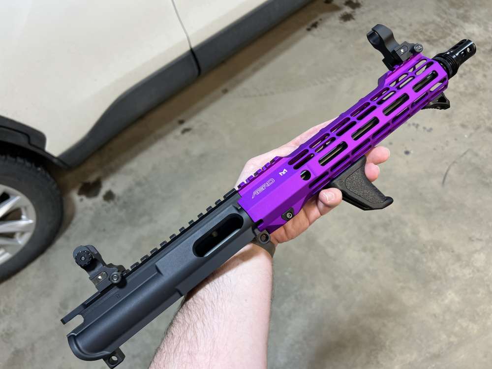 10in (9mm) AR9 PCC Builders Kit Faxon, Aero Ano Purple ASR -CWRAY-img-34