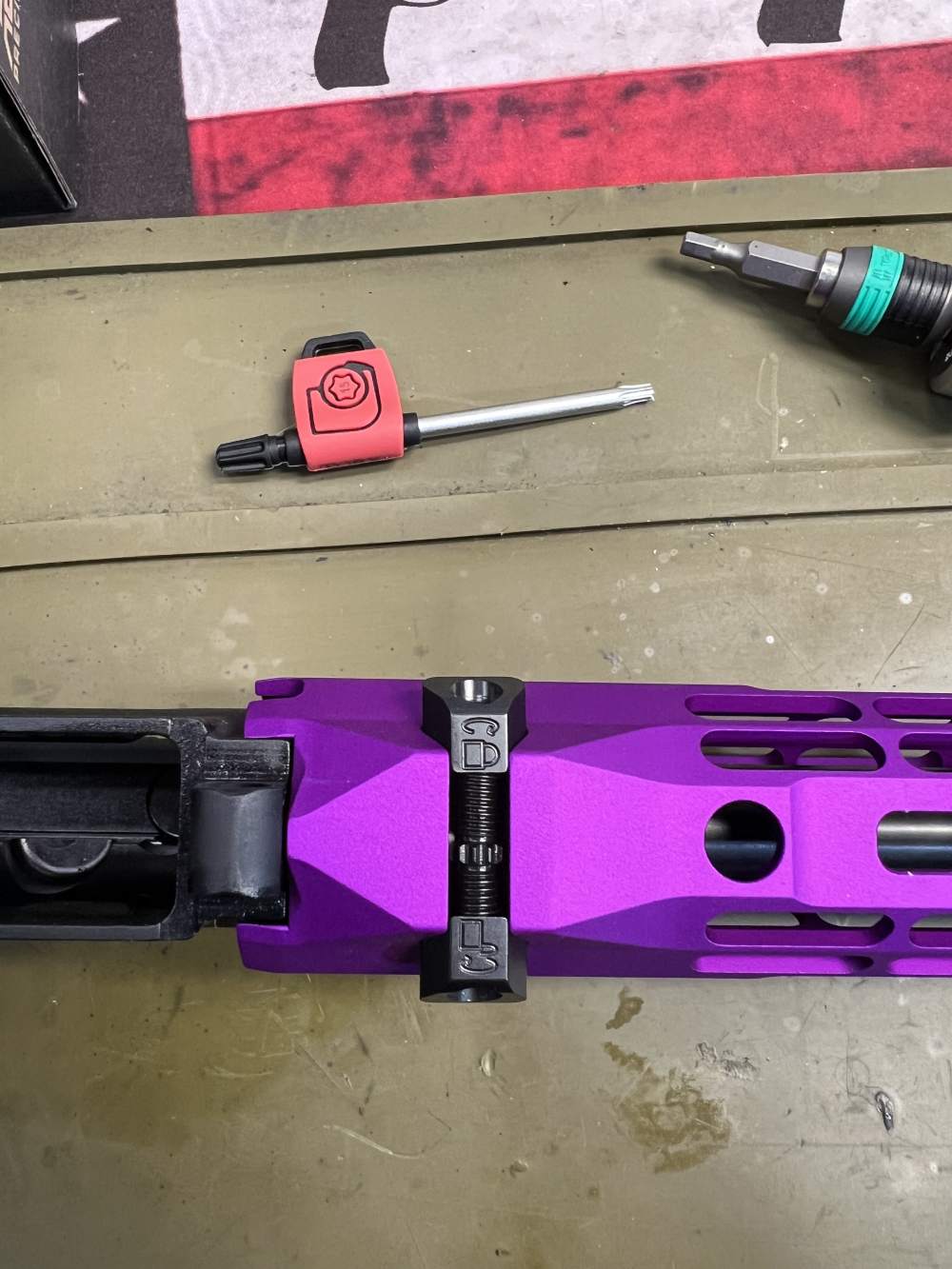 10in (9mm) AR9 PCC Builders Kit Faxon, Aero Ano Purple ASR -CWRAY-img-11