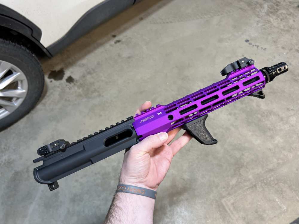 10in (9mm) AR9 PCC Builders Kit Faxon, Aero Ano Purple ASR -CWRAY-img-48