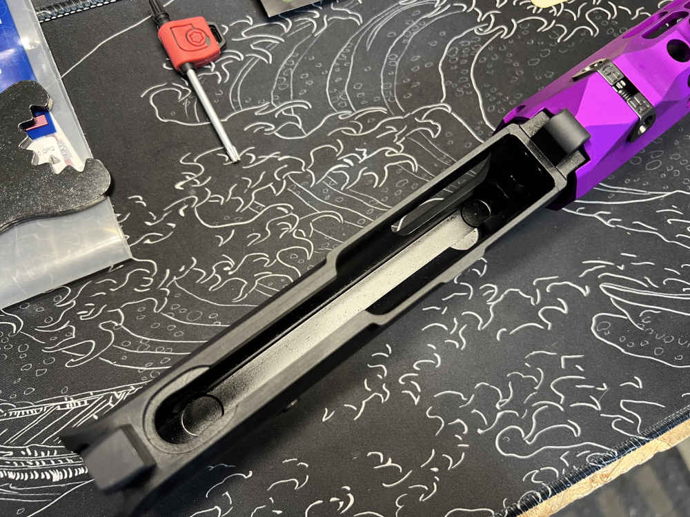 10in (9mm) AR9 PCC Builders Kit Faxon, Aero Ano Purple ASR -CWRAY-img-9