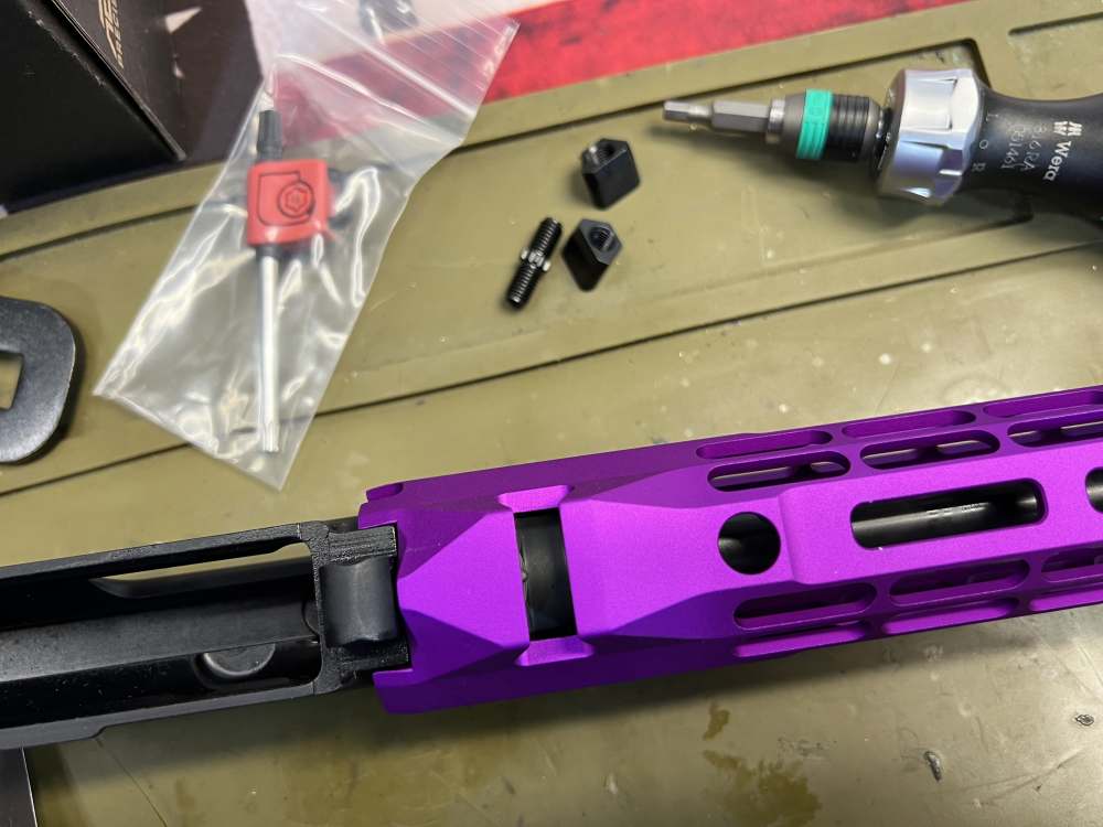 10in (9mm) AR9 PCC Builders Kit Faxon, Aero Ano Purple ASR -CWRAY-img-10