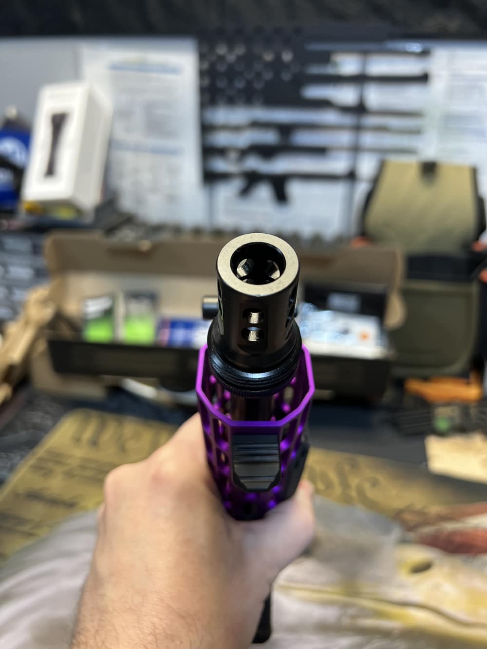 10in (9mm) AR9 PCC Builders Kit Faxon, Aero Ano Purple ASR -CWRAY-img-29