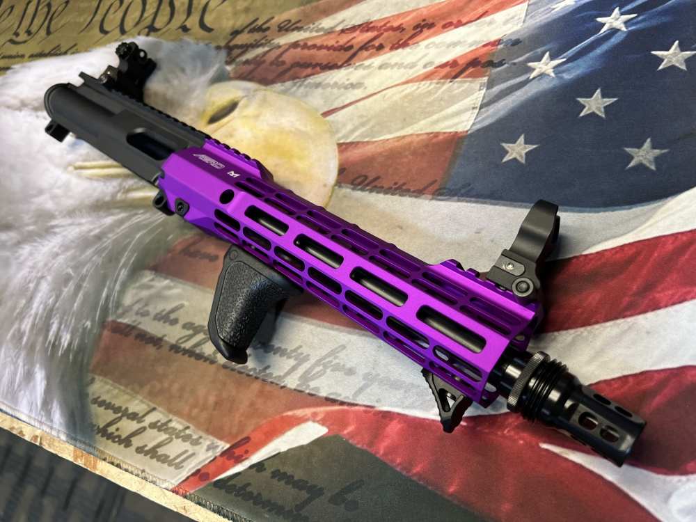 10in (9mm) AR9 PCC Builders Kit Faxon, Aero Ano Purple ASR -CWRAY-img-31