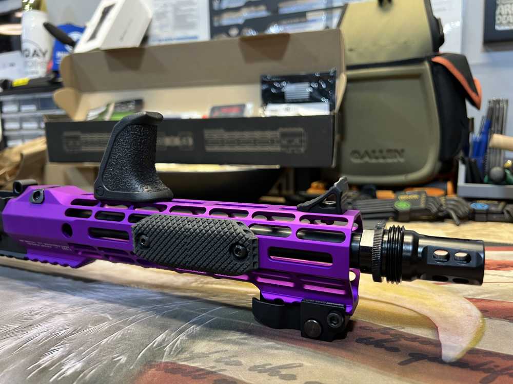 10in (9mm) AR9 PCC Builders Kit Faxon, Aero Ano Purple ASR -CWRAY-img-47