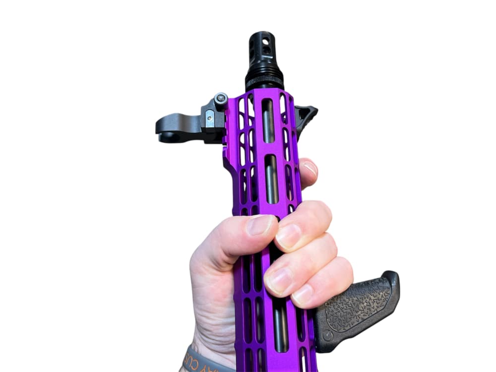 10in (9mm) AR9 PCC Builders Kit Faxon, Aero Ano Purple ASR -CWRAY-img-2