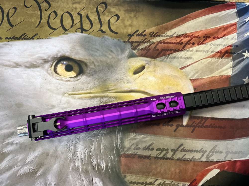 10in (9mm) AR9 PCC Builders Kit Faxon, Aero Ano Purple ASR -CWRAY-img-8