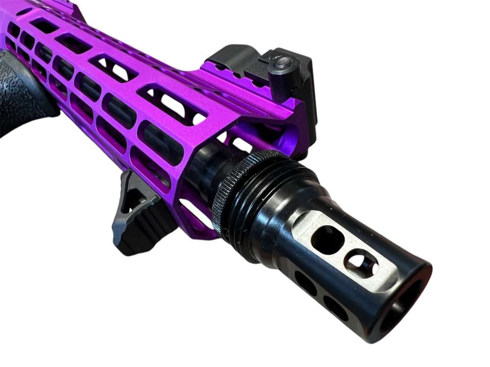10in (9mm) AR9 PCC Builders Kit Faxon, Aero Ano Purple ASR -CWRAY-img-3