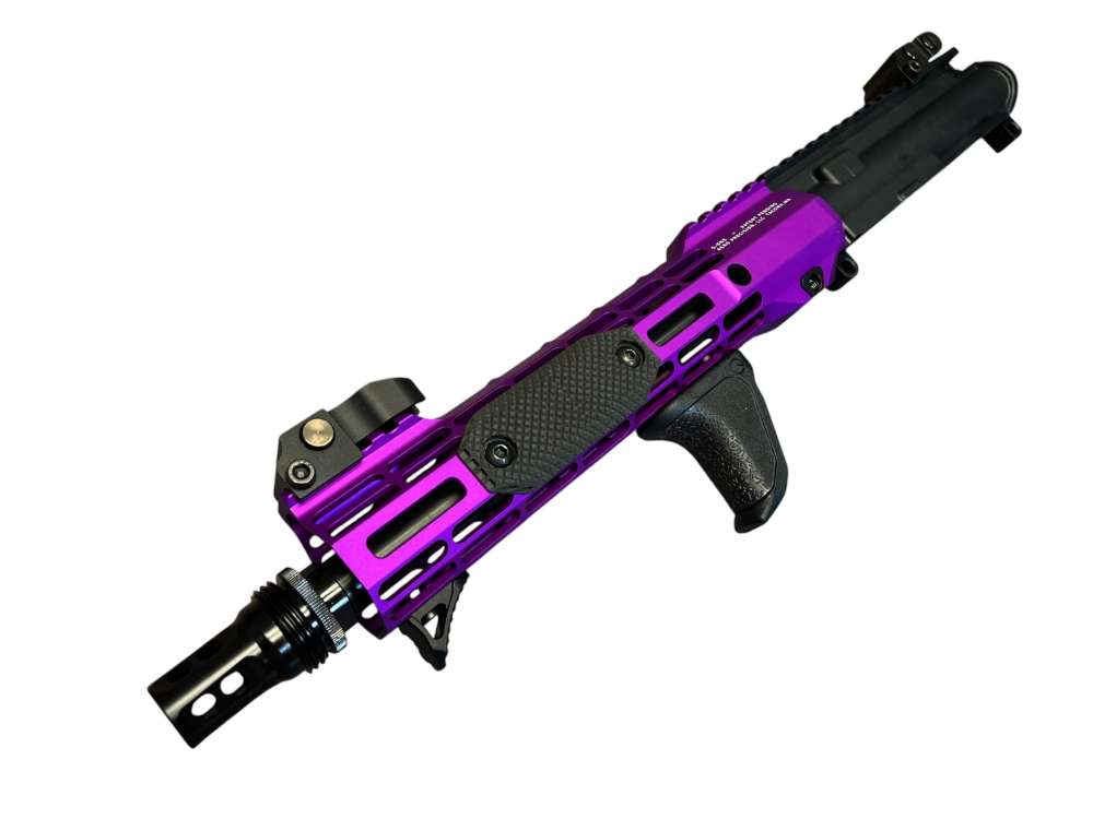 10in (9mm) AR9 PCC Builders Kit Faxon, Aero Ano Purple ASR -CWRAY-img-4